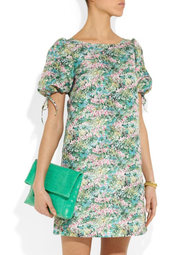레드발렌티노 Valentino 플라워 프린트 원피스 38