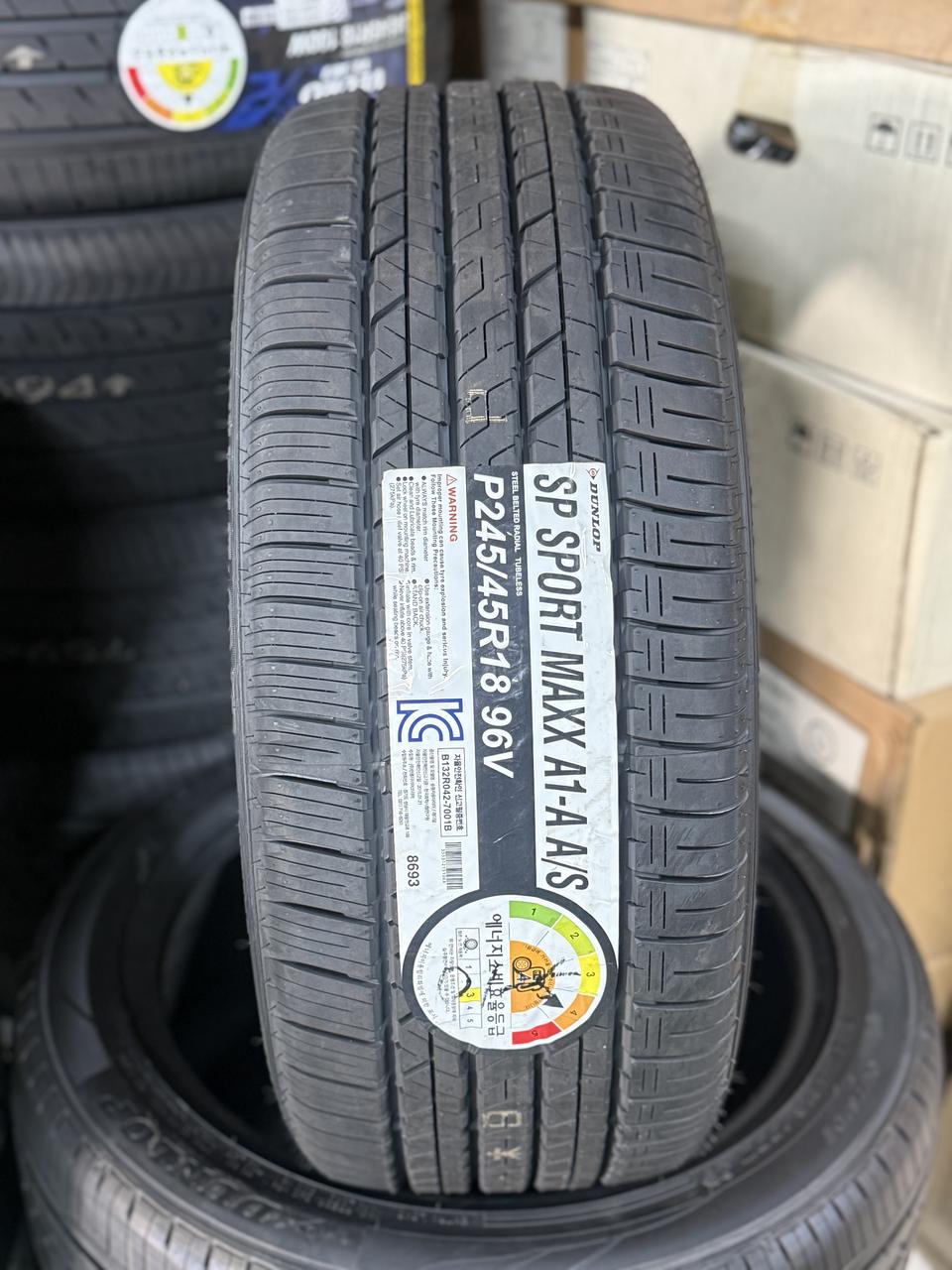 2454518 245 45 18 던롭 sp스포츠맥스 a1 올시즌