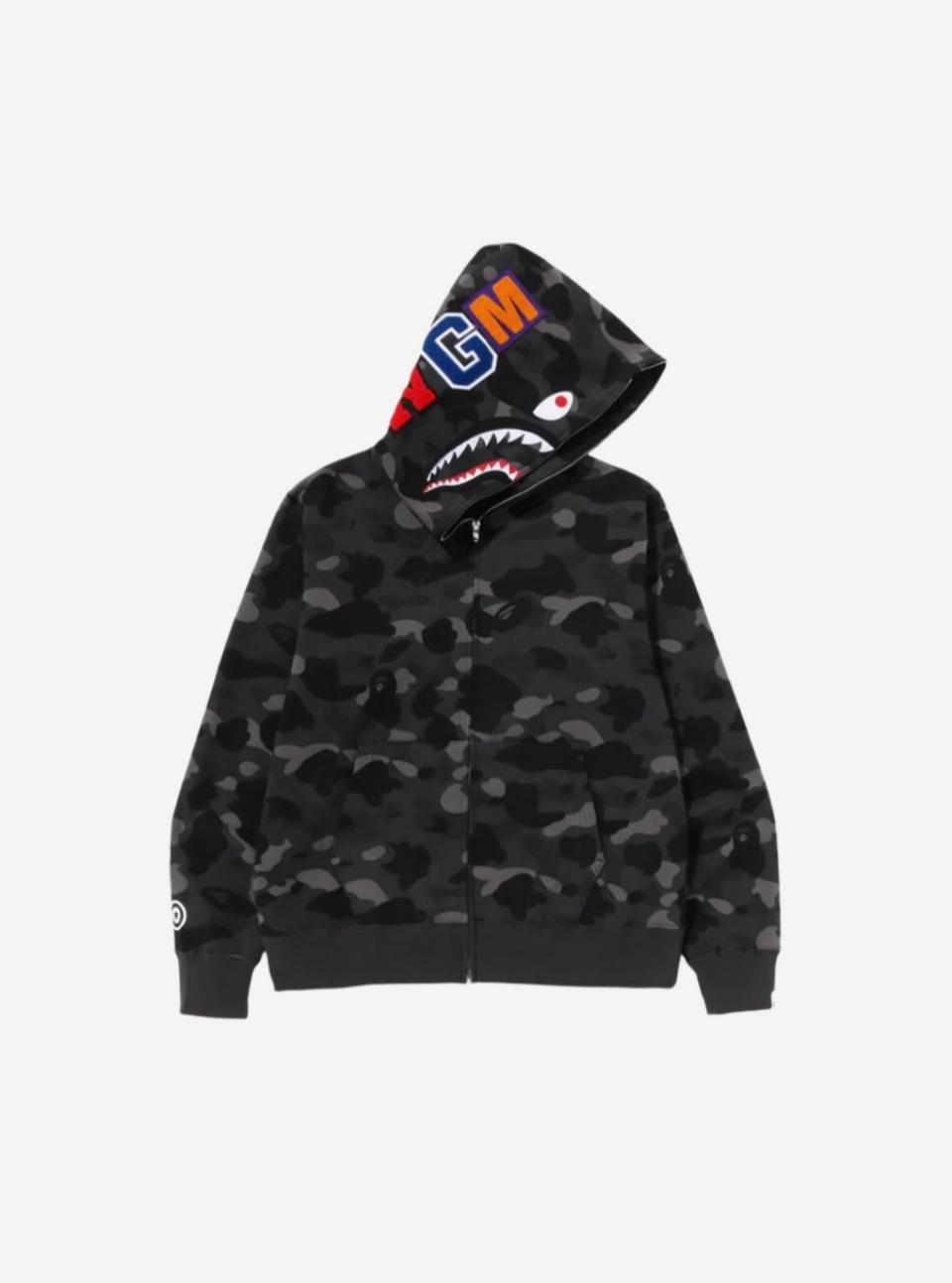 BAPE Color Camo Shark Full Zip Hoodie