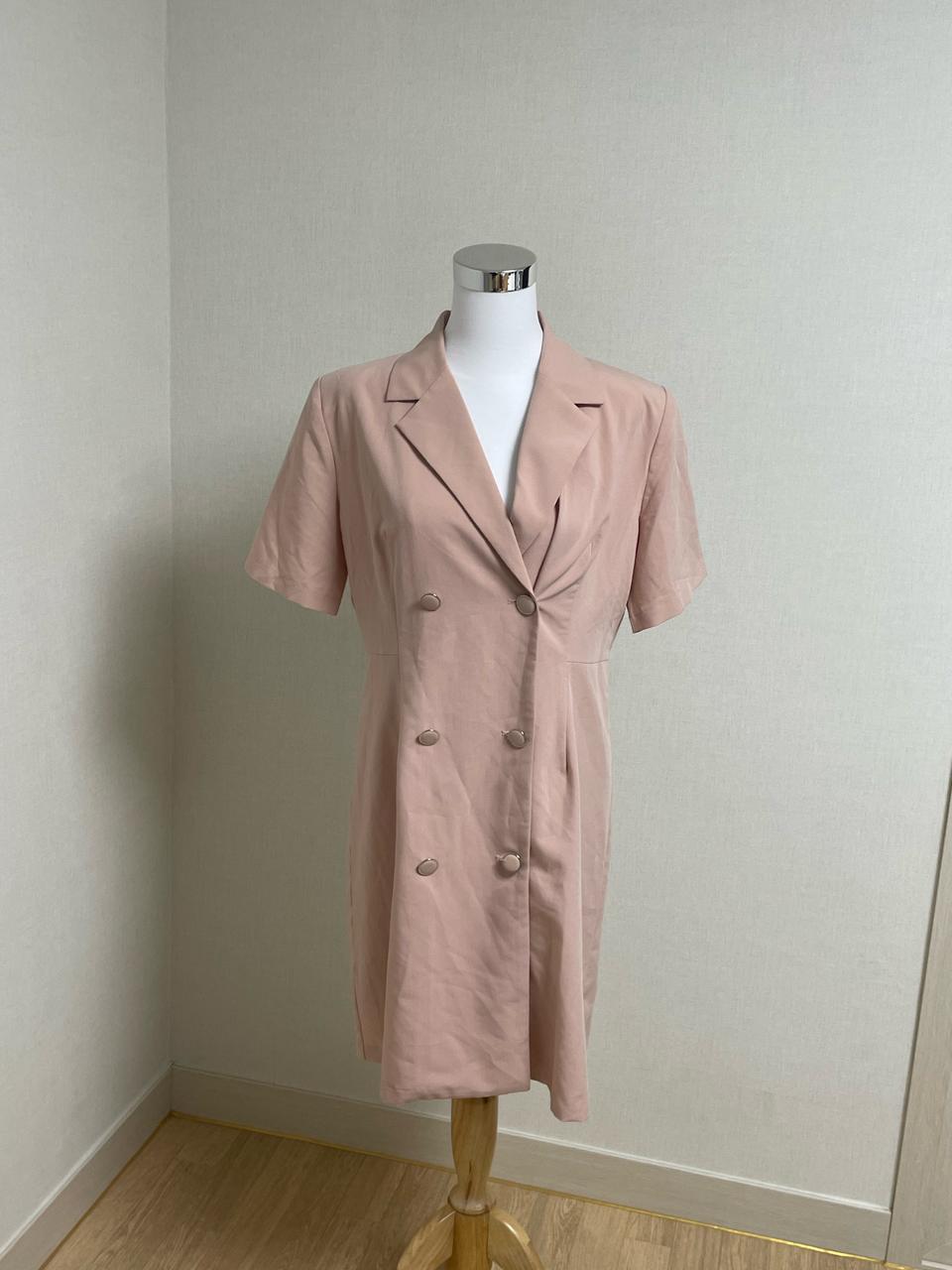 시크라인 분홍원피스 XL사이즈