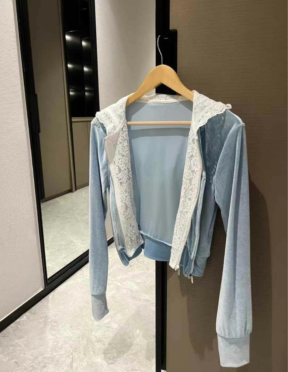 레이스후드집업