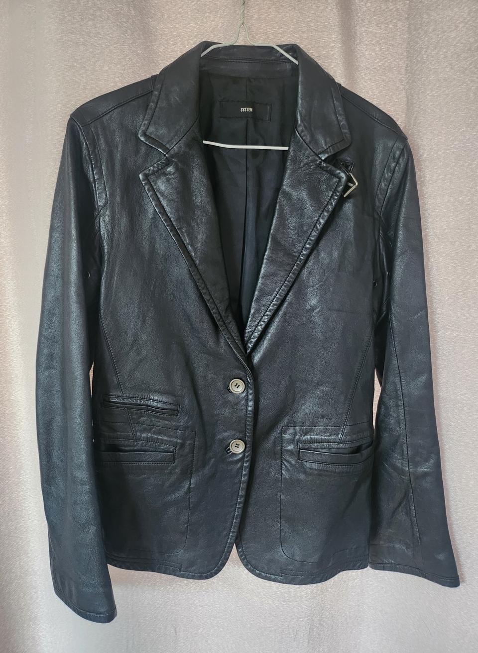 시스템 가죽자켓 90