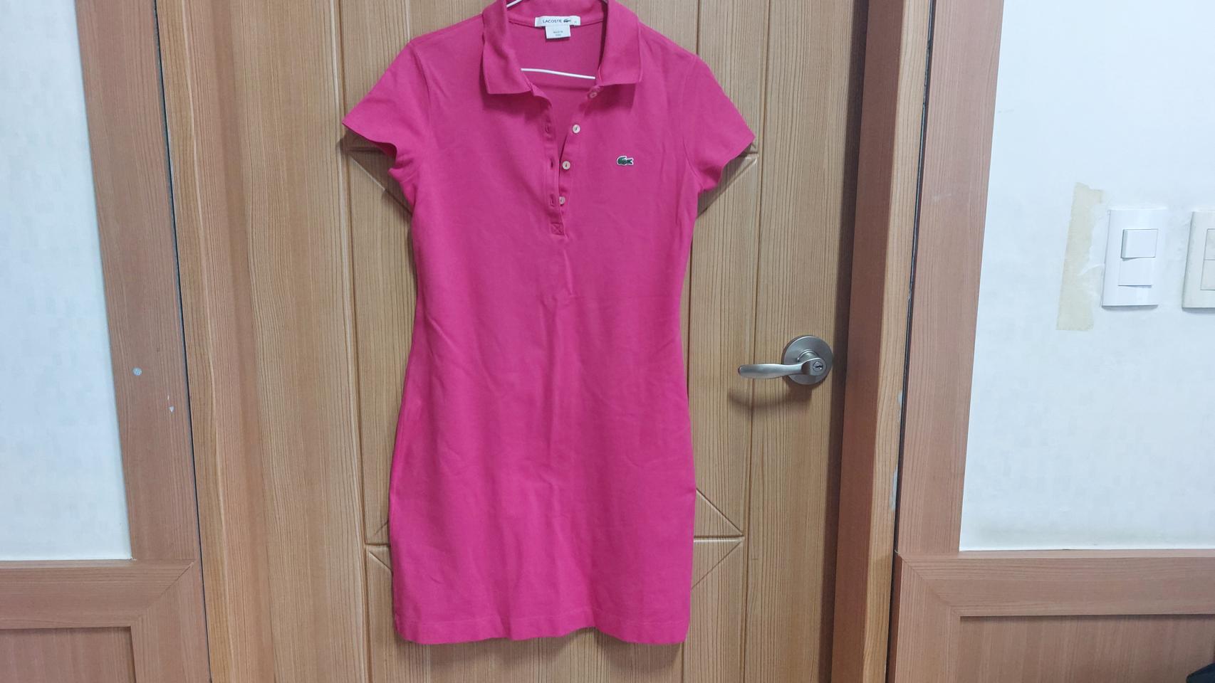 라코스테 원피스. 36. 거의새것