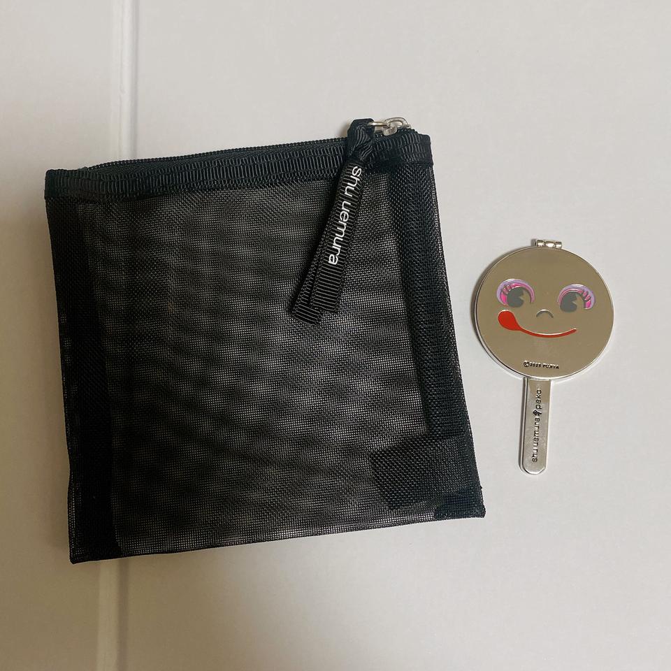 슈에무라 페코짱 손거울+파우치 (새상품)