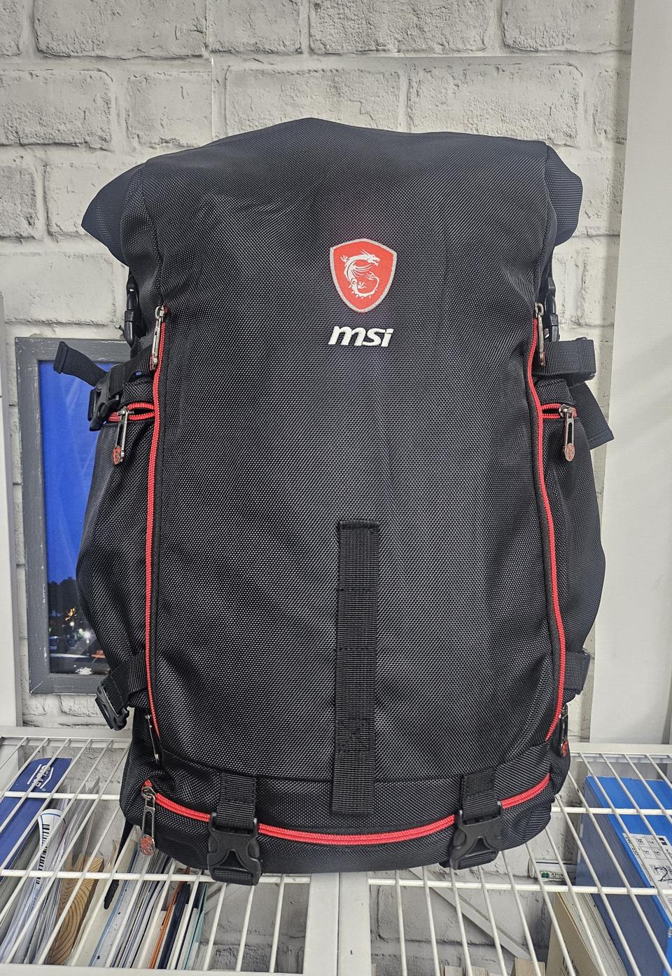 MSI 게이밍백팩 롤탑 용가리 노트북백팩 PA99