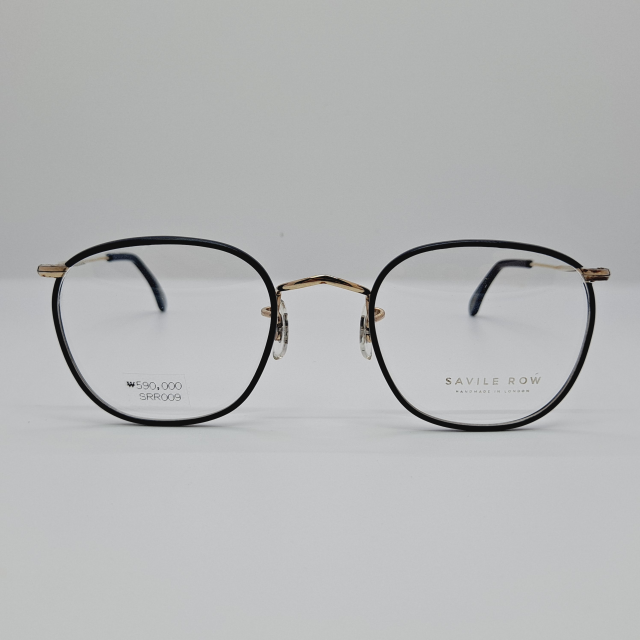 새빌로우 안경테 The Quadra GoldMatt Black