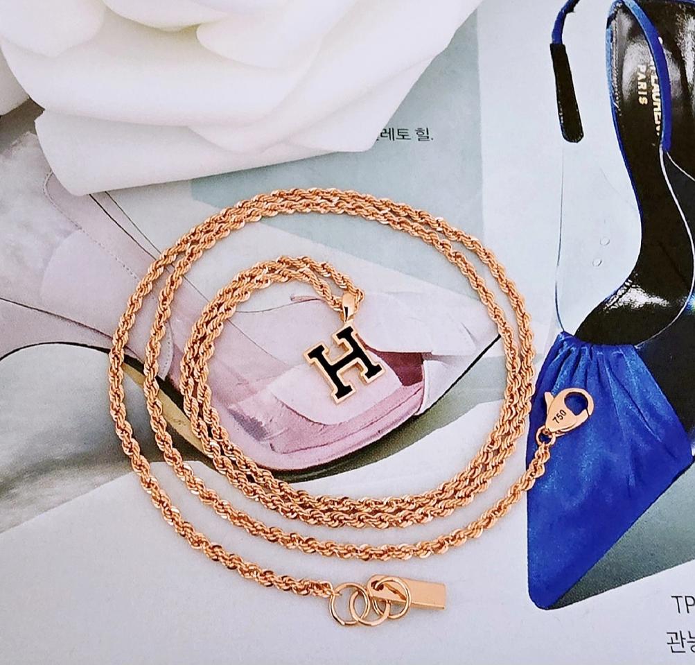 18k 로프 양면 목걸이