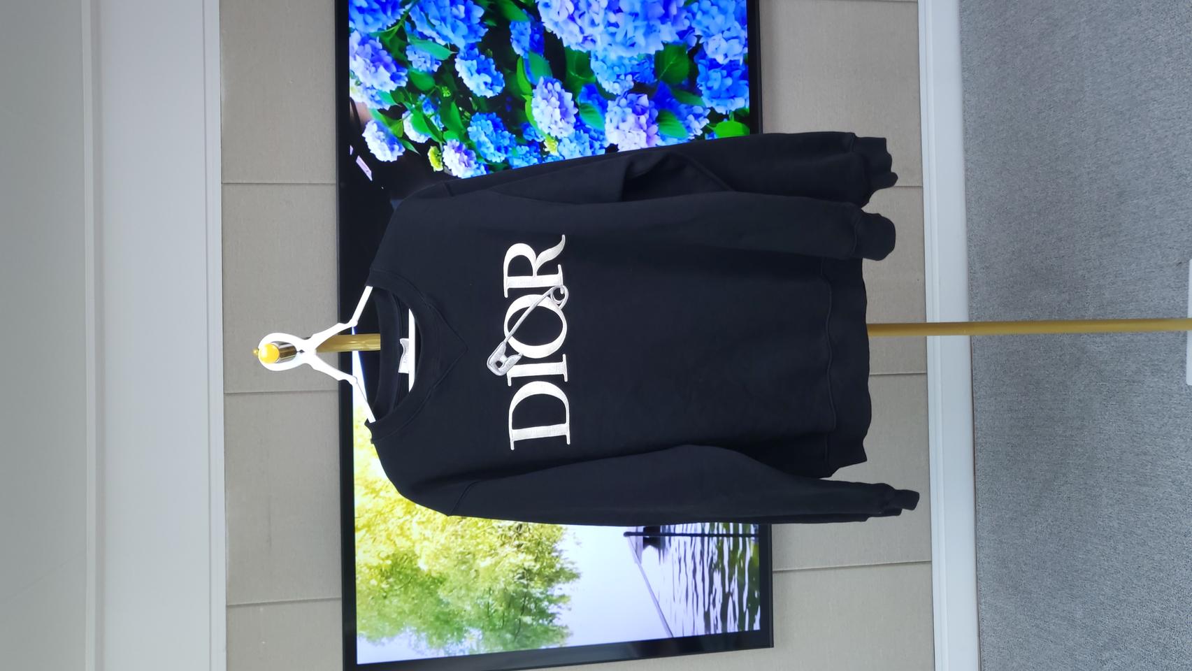 디올(Dior) 세이프티핀 로고 맨투맨 오버핏 M(한국사이즈 L~XL)