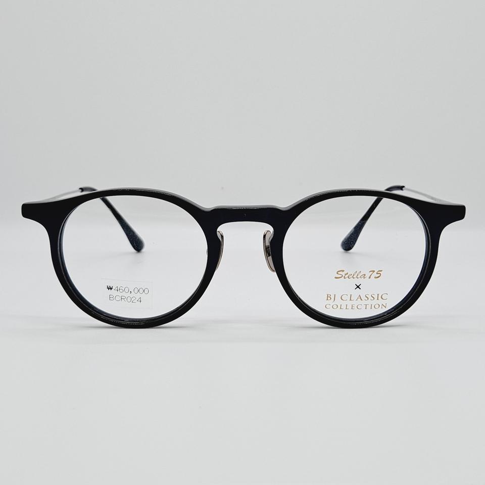 비제이클래식 [Paul II C-BK-SI] 일본안경테 티타늄 콤비안경