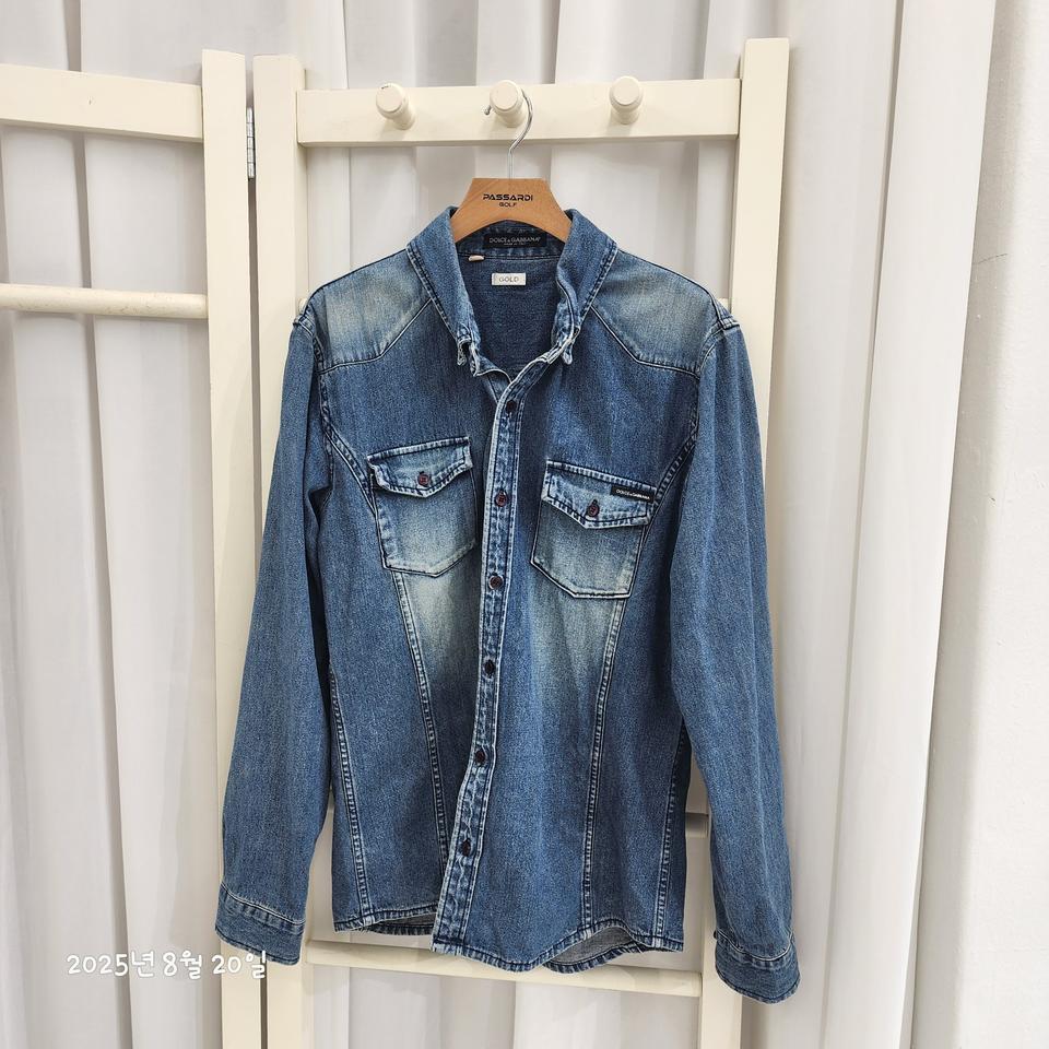 돌체앤가바나 데님 셔츠 40