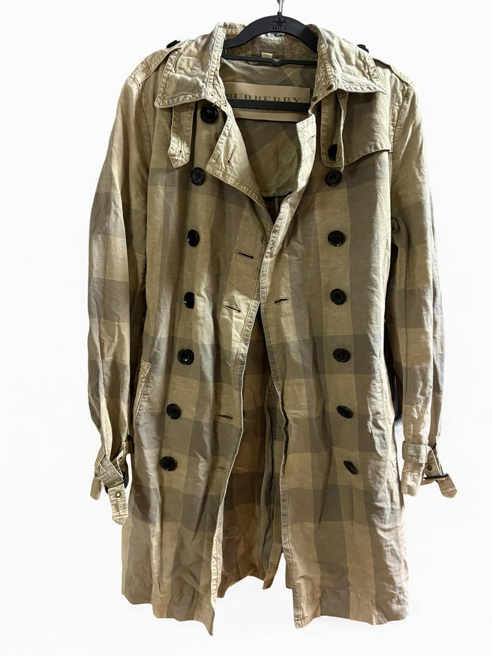 버버리 체크 트렌치 코트자켓