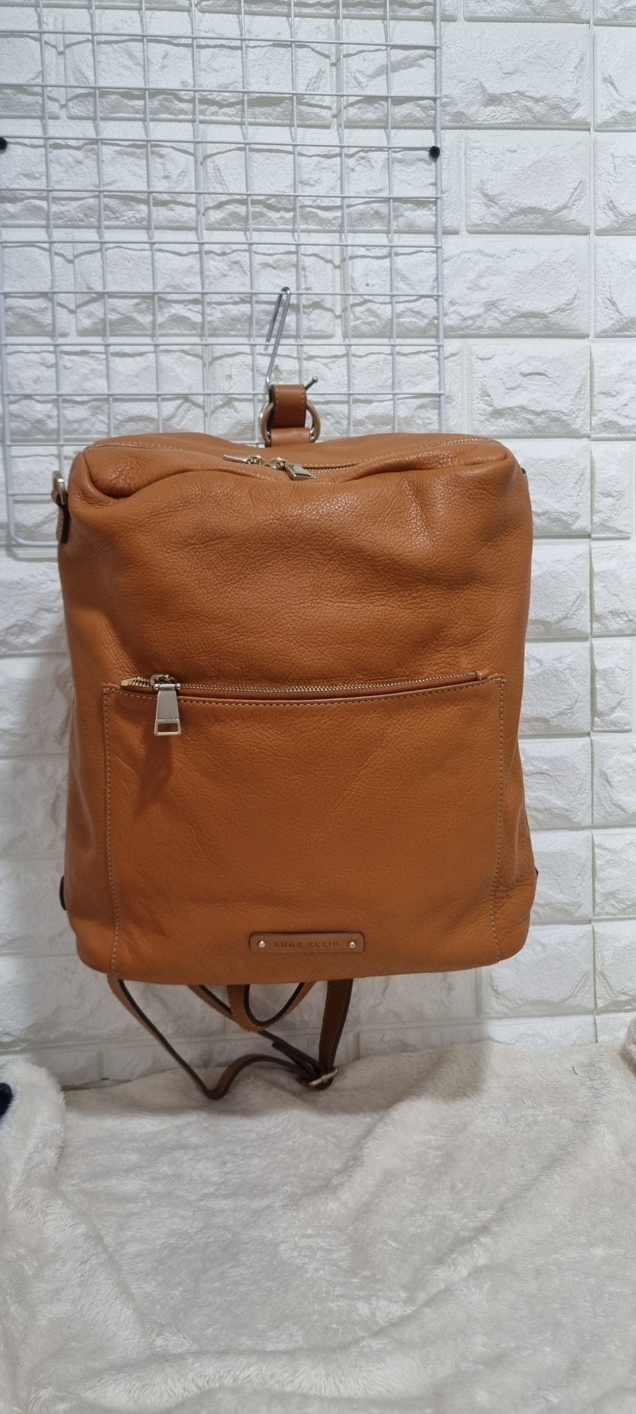 앤클라인 소가죽 멀티백팩 책가방