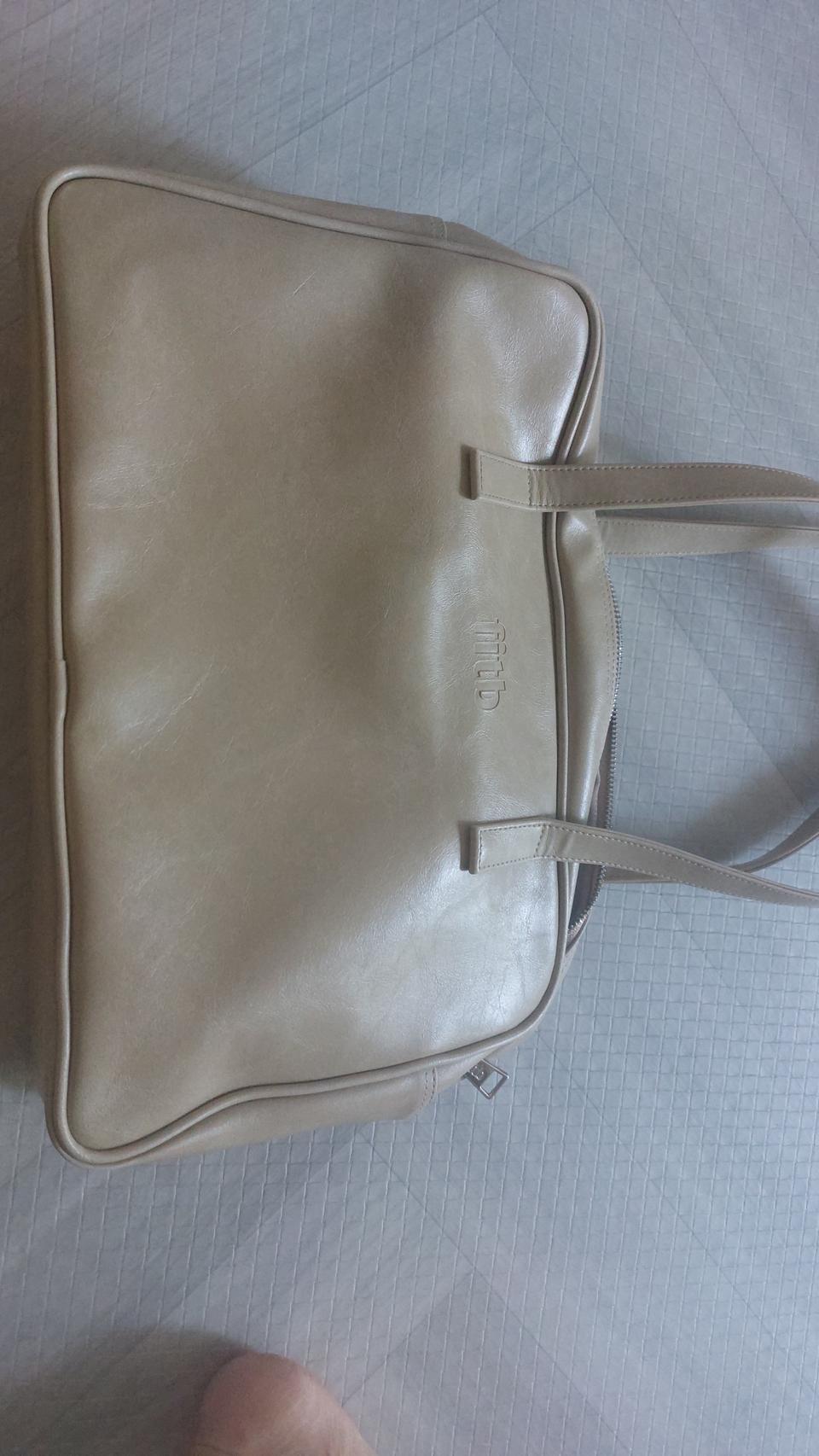 필인더블랭크 숄더백.베이지.