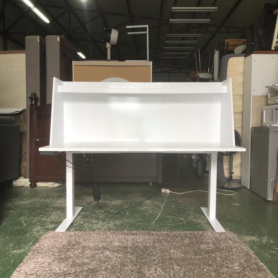 화이트 1600 무빙데스크 세트