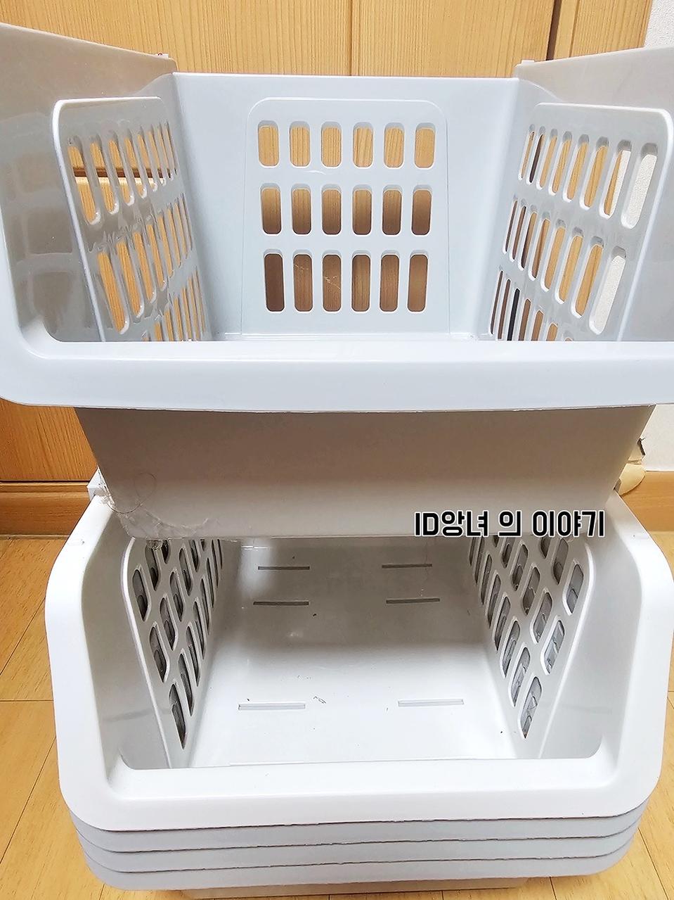 [ 집정리 ] 플라스틱 5단 수납바구니 일괄