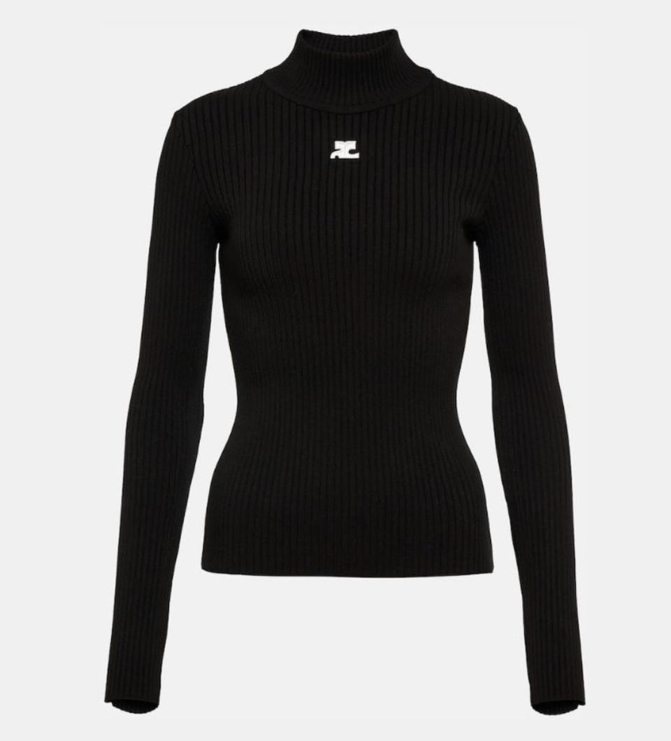 꾸레쥬(courreges) 모크넥 립 스웨터팝니다.