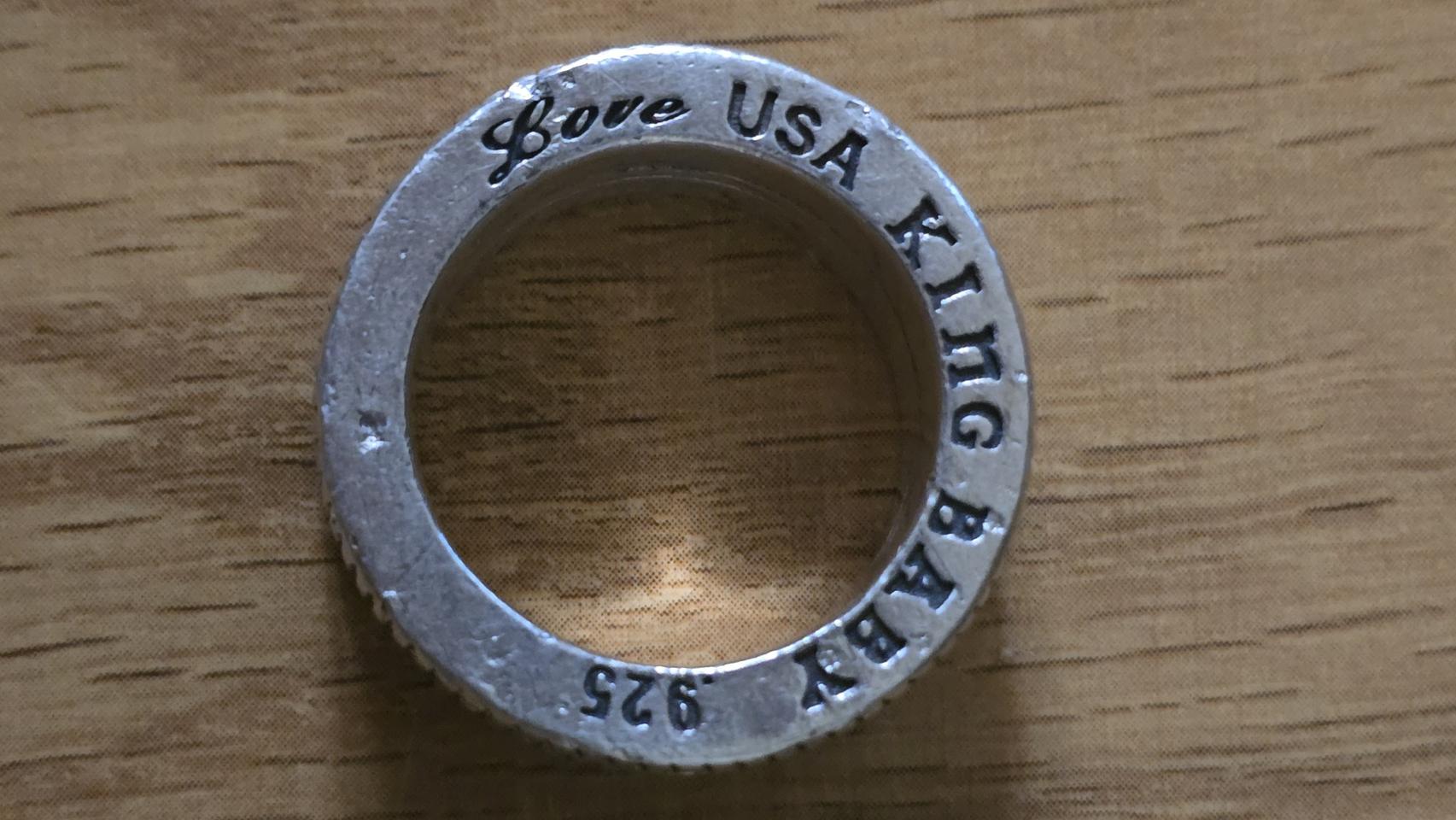 킹 베이비 러브 USA 은9돈 92.5  호수24-26호 묵직합니다