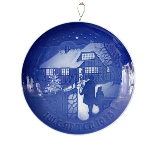 로얄코펜하겐 빙앤그뢴달 1973년 크리스마스 한정판 접시