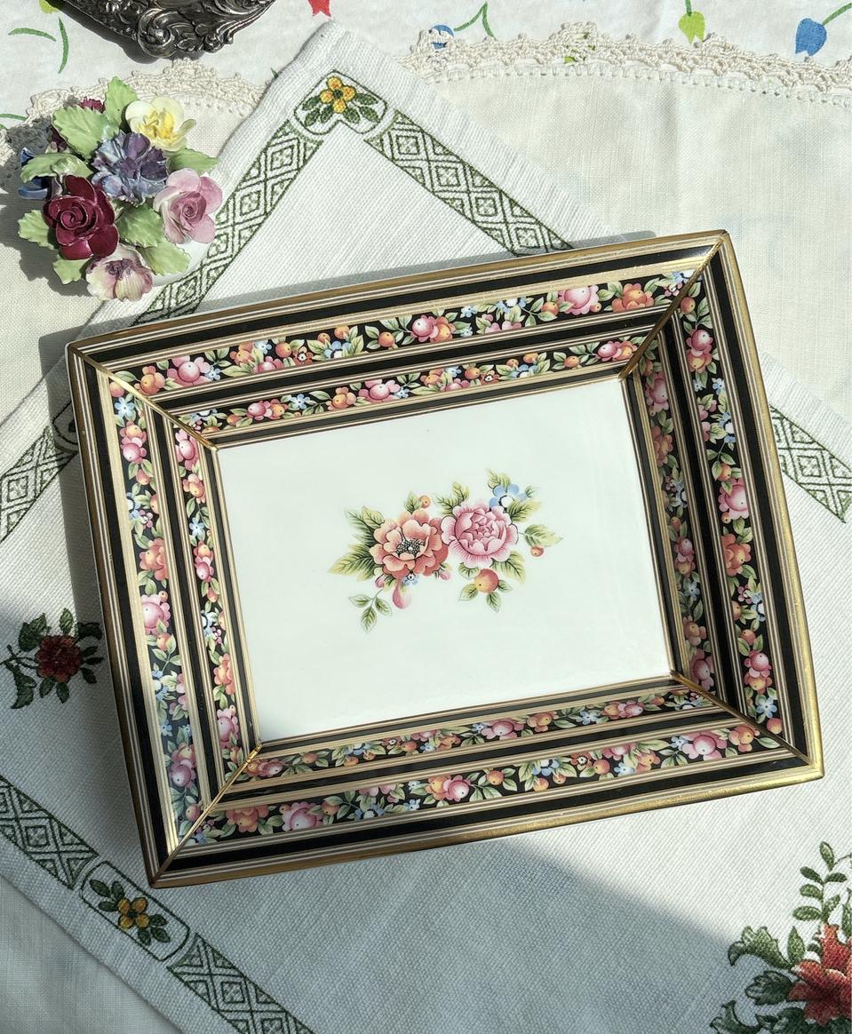 영국 빈티지 웨지우드 클리오 사각접시