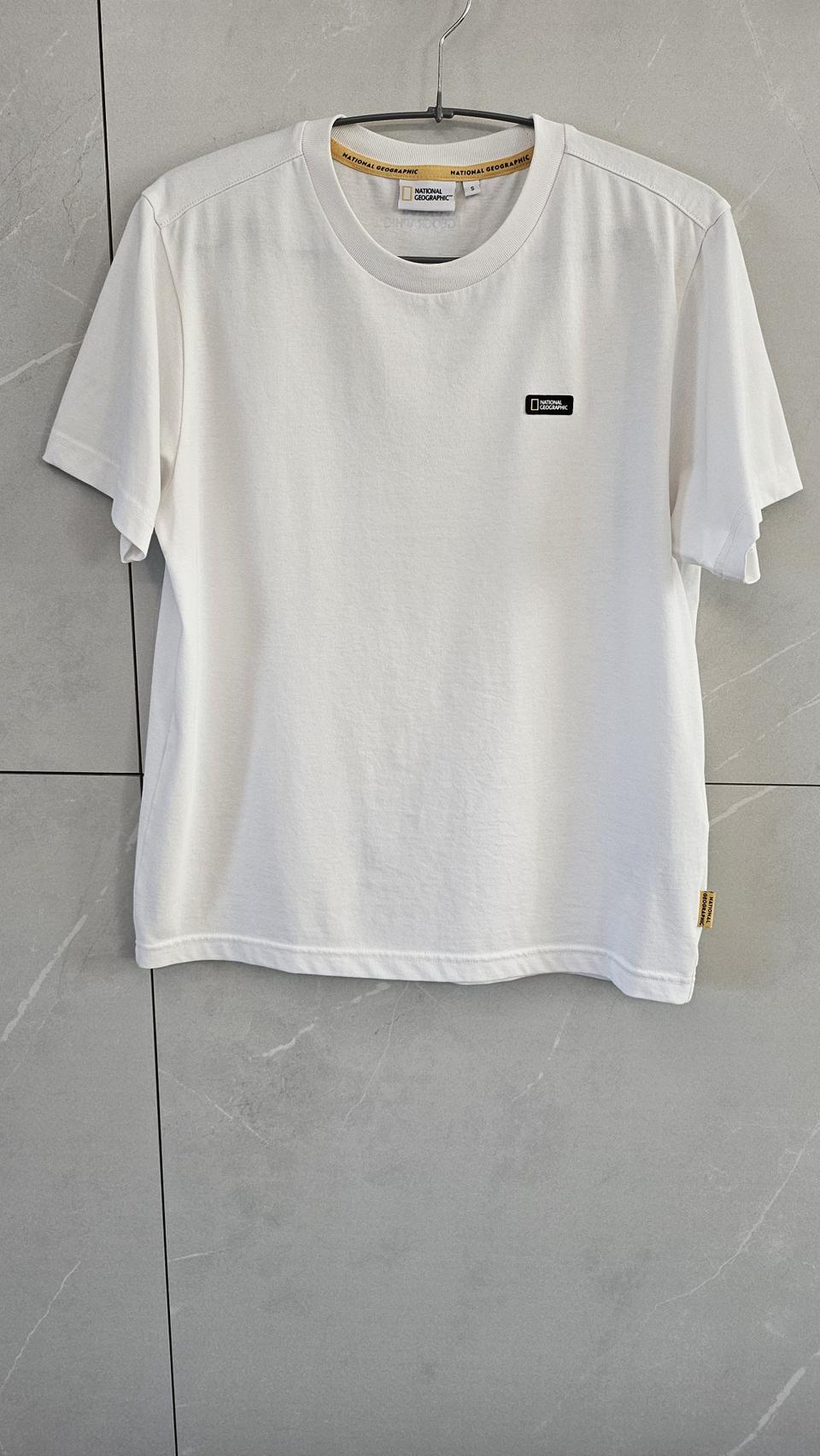 S 내셔널지오그래픽 와펜 스몰로고 반팔티