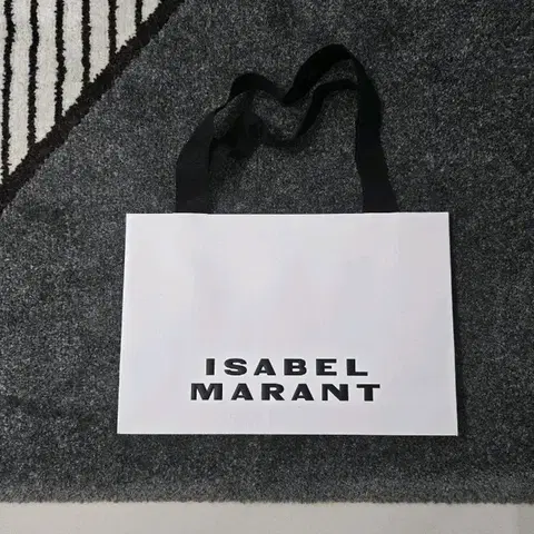 이자벨마랑 쇼핑백 화이트