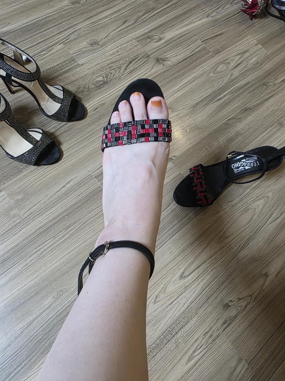 페레가모 하이힐 (정품