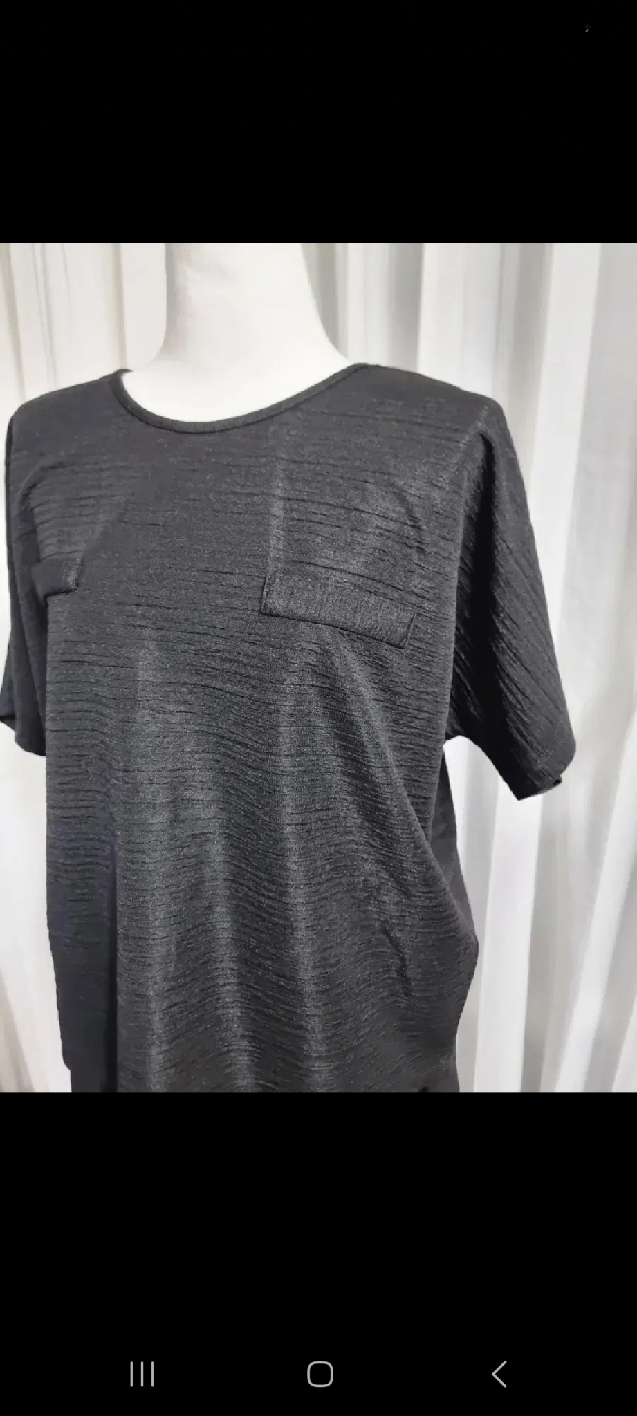 66 | 블라우스 포켓 디자인 여성 반팔티