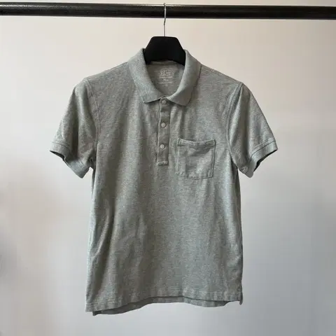 (S) jcrew 제이크루 그레이 포켓 반팔 카라티