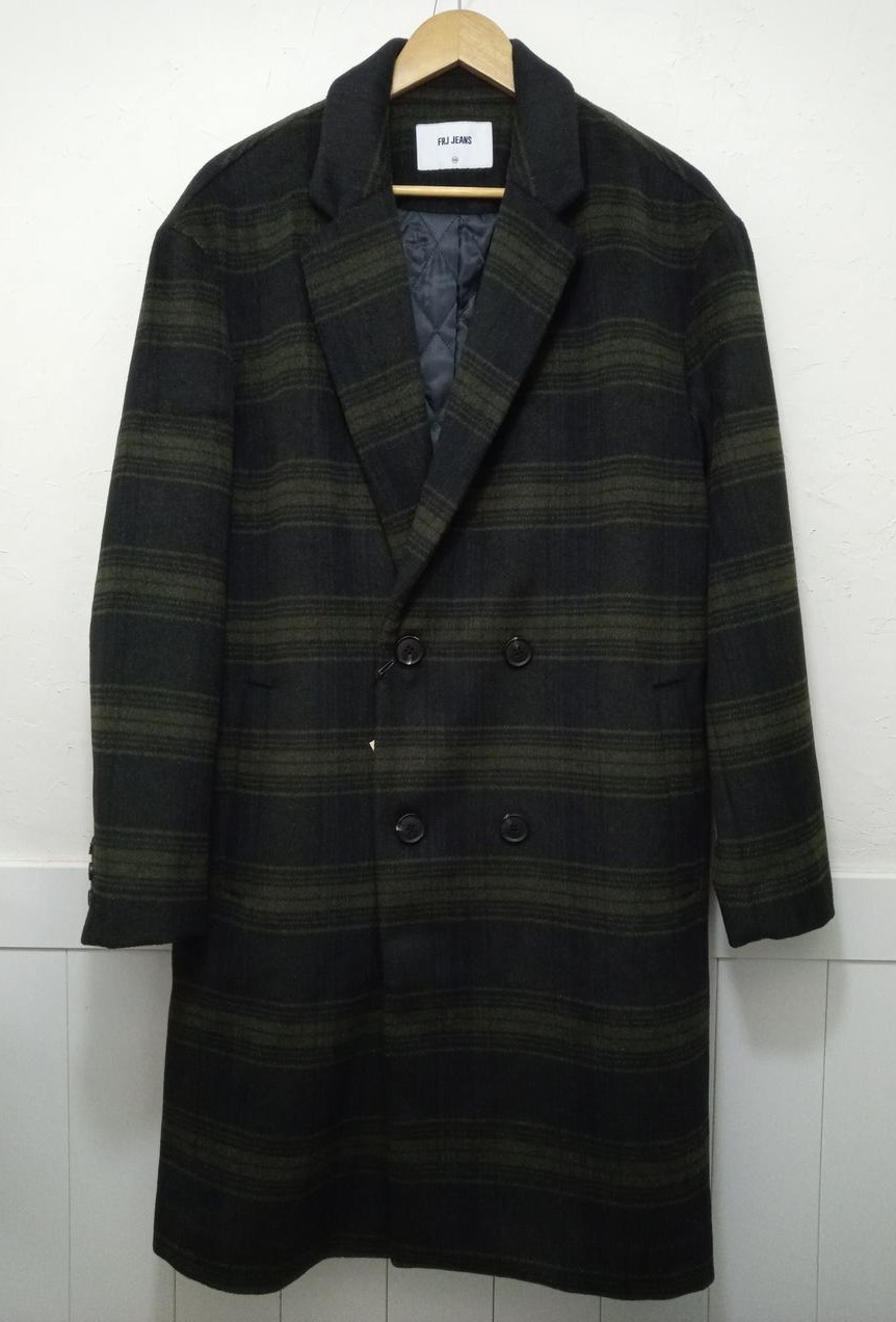 FRJ JEANS 체크 코트 100