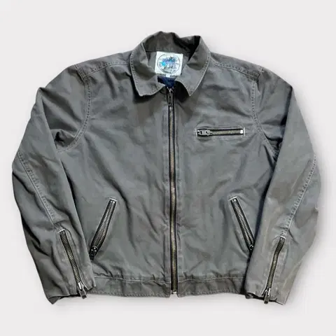 (L) 7포올맨카인드 캔버스 라이더자켓