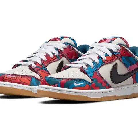 (270) 나이키 x 파라 SB 덩크 로우 프로 앱스트랙트 아트
