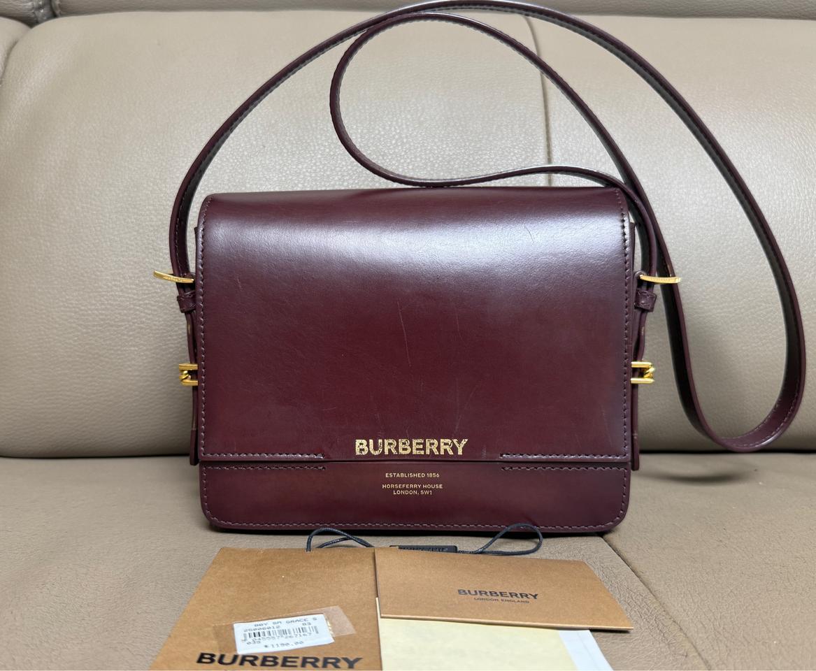 버버리 그레이스백 숄더백 버건디 스몰