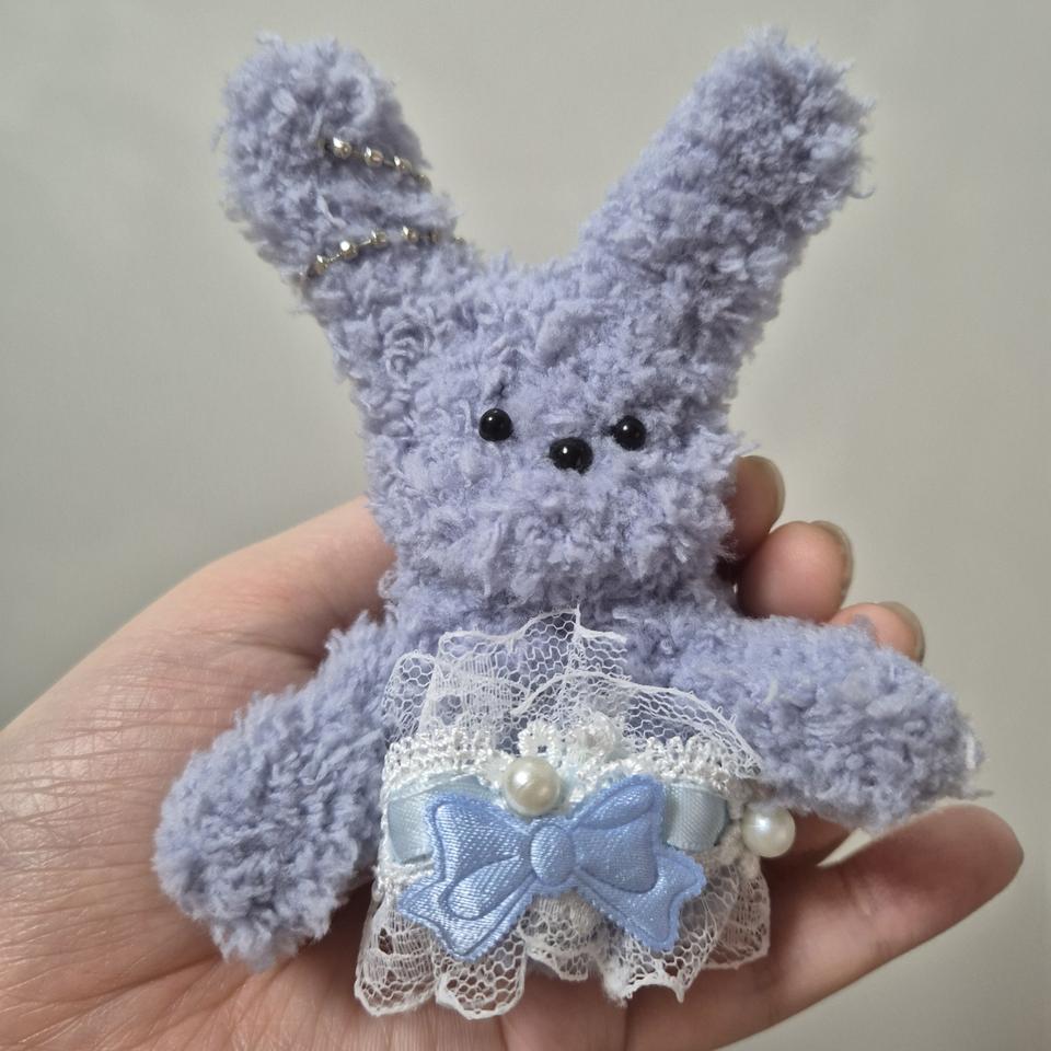 토끼 모루 인형 키링