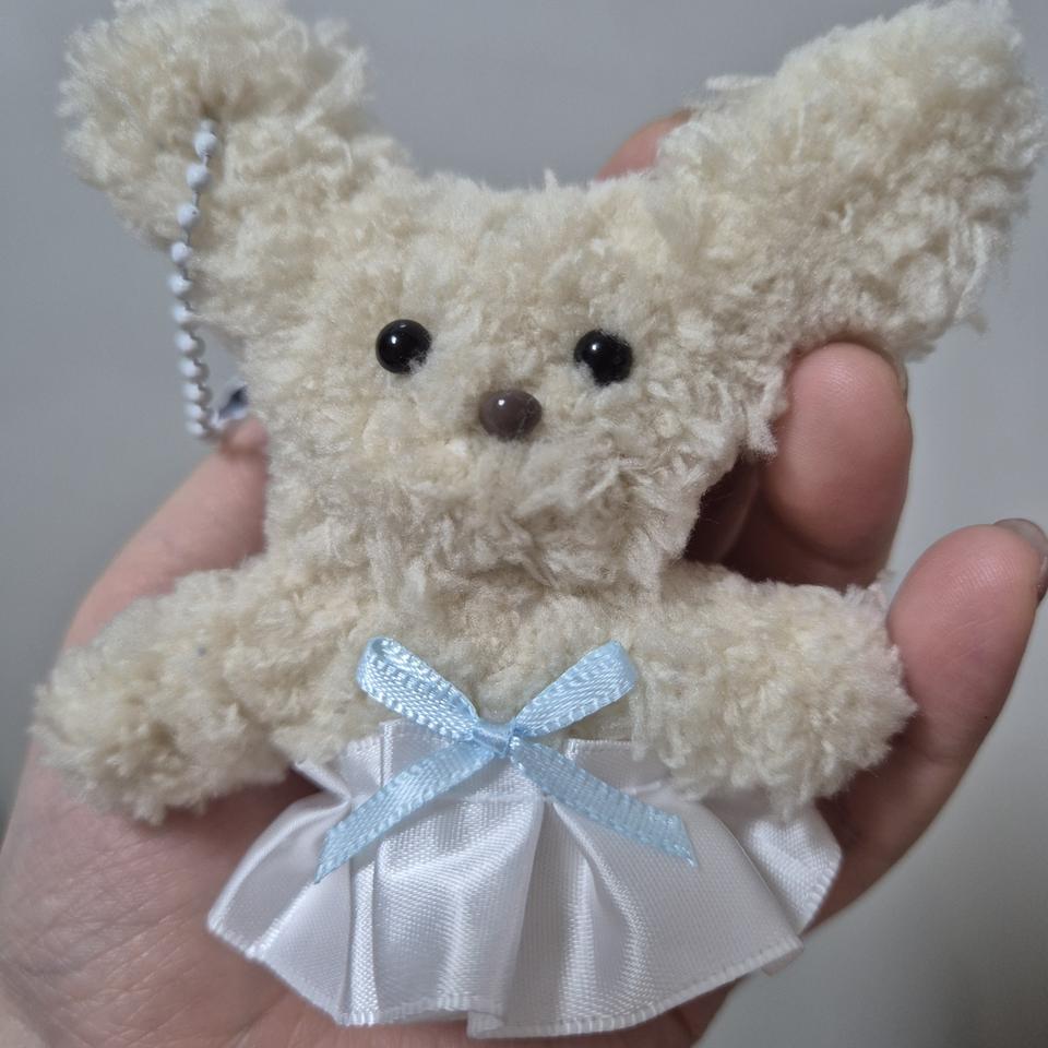 토끼 모루인형 키링