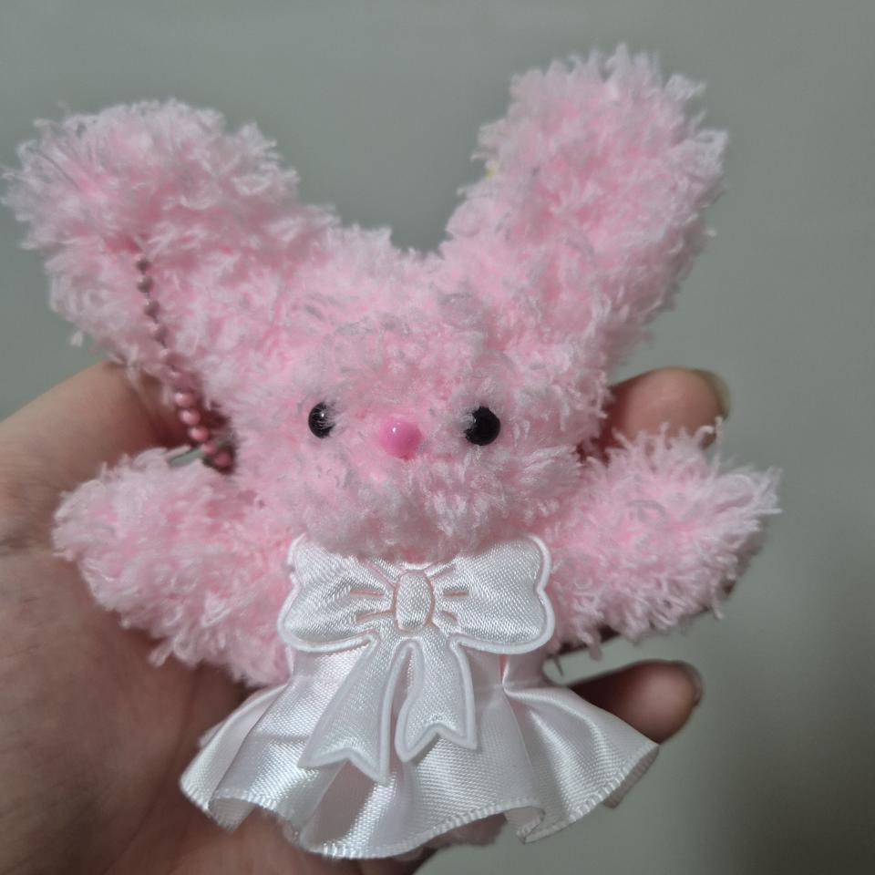 토끼 모루인형 키링