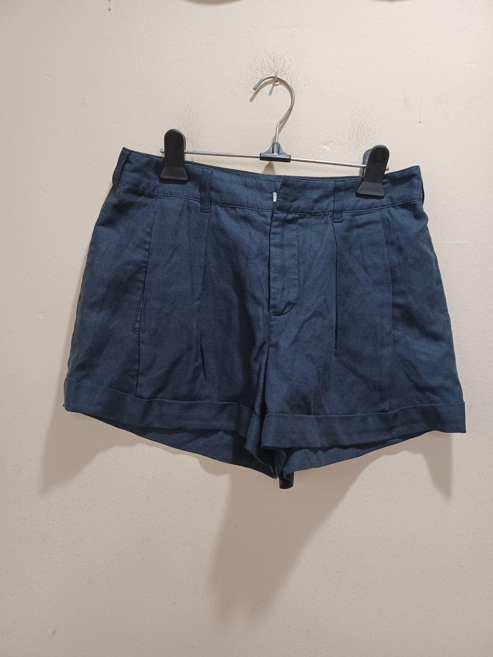 마크 제이콥스 네이비색 린넨 반바지