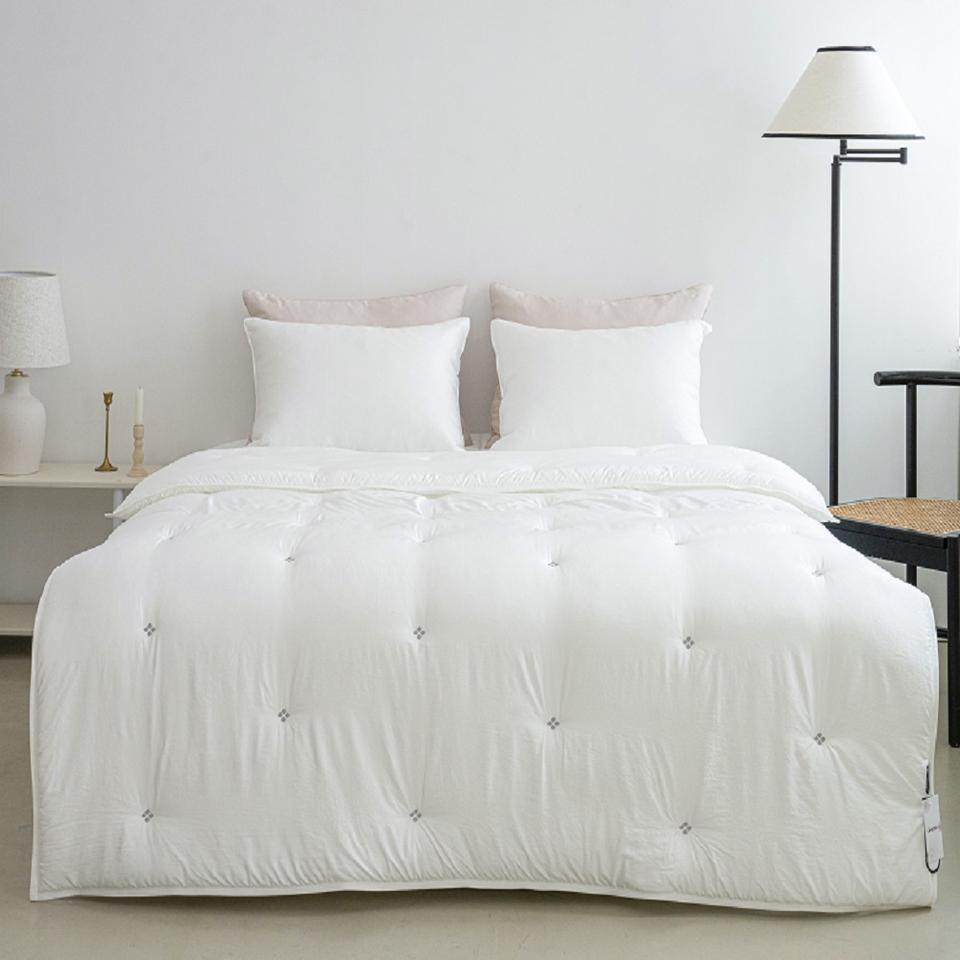 [무료배송] 먼지없는 사계절 항균 차렵 이불 알러지케어 자수 이불 침구