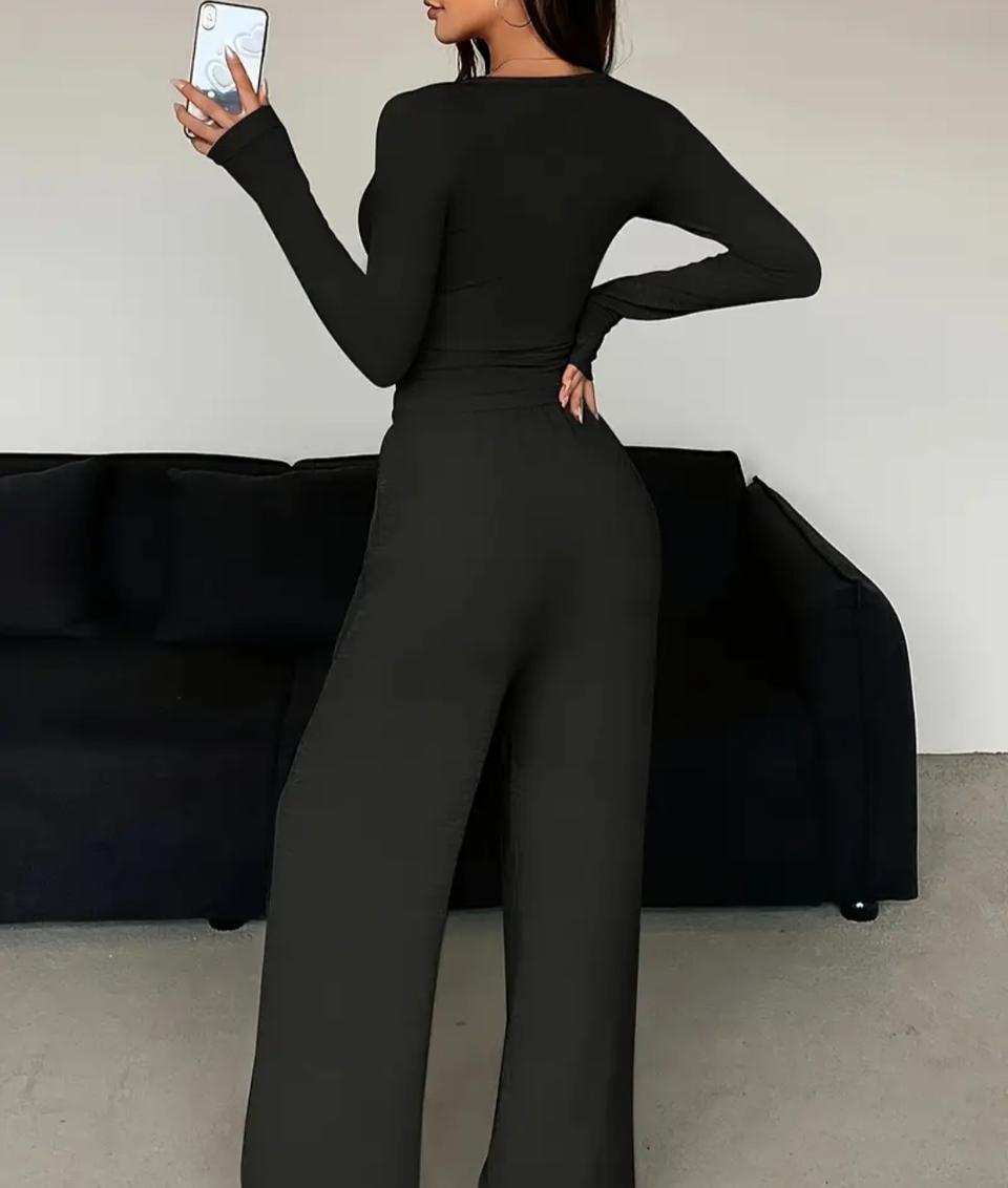 블랙상하의셋트