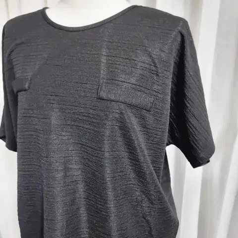 블라우스 포켓 디자인 여성 66 반팔티