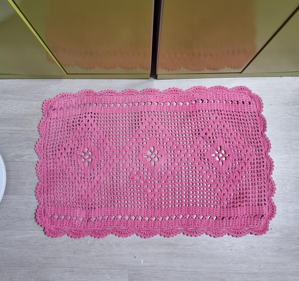 손뜨게러그.매트