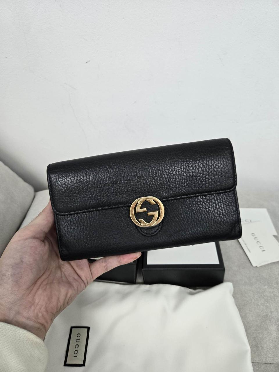 [보증서 정품]구찌 인터로킹 장지갑