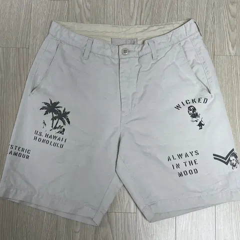 히스테릭글래머 위키드 PT 버뮤다 팬츠