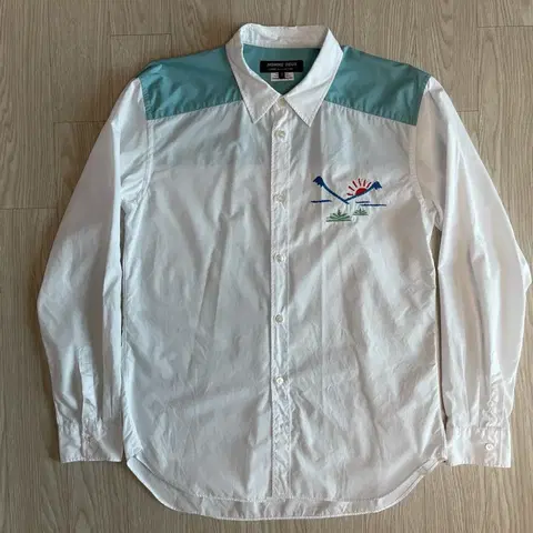 꼼데가르송 옴므 듀스 자수 셔츠 AD2021