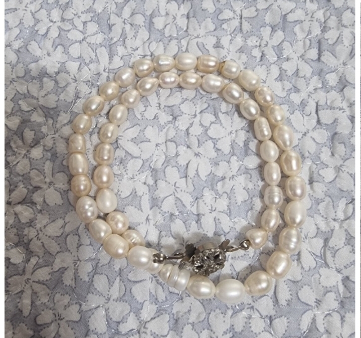 못난이진짜진주목걸이