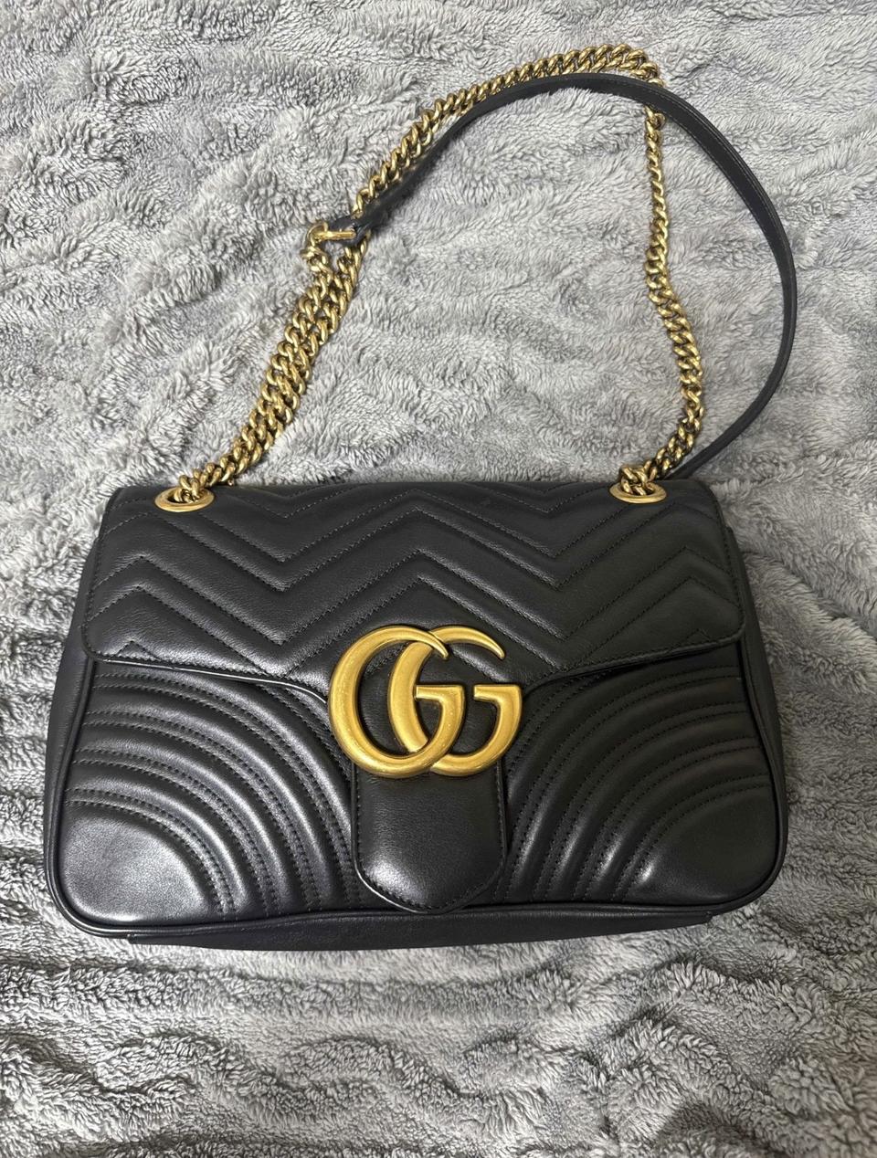 구찌 마몬트 마틀라세 숄더백