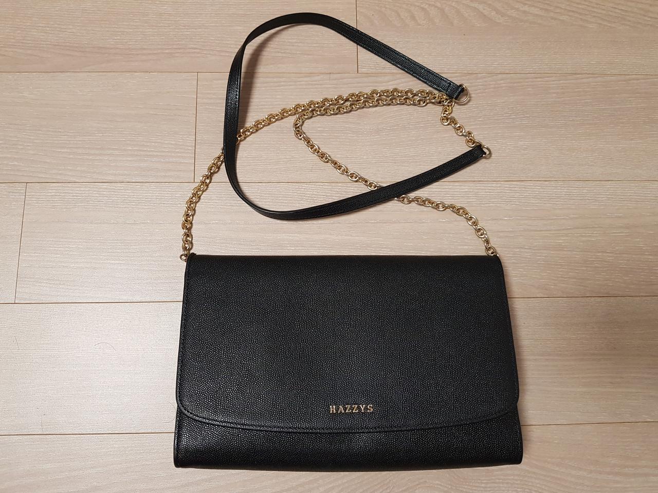 헤지스 가죽 크로스백(택포)