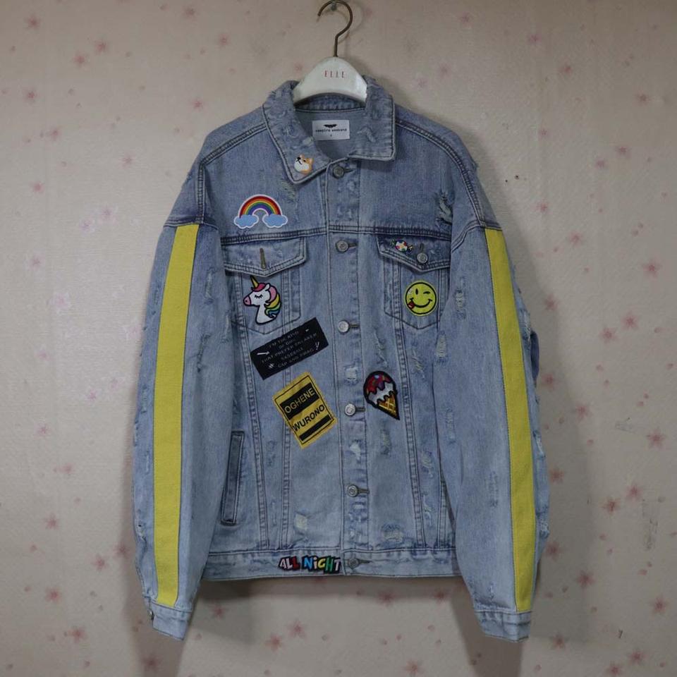 뱀파이어위켄드 남성프리 춘추청자켓 구제렐라so41