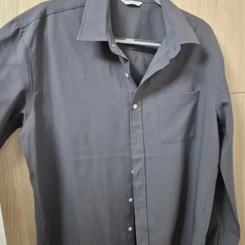 [새상품]긴팔 셔츠 다크그레이