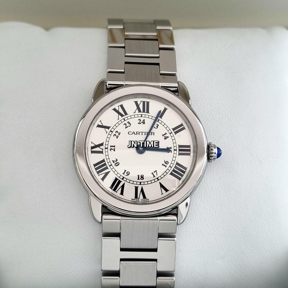 까르띠에 구형 롱드솔로 29mm 여성용 W6701004