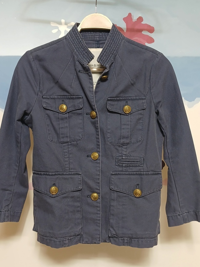 (S) 데님앤서플라이 랄프로렌 골드 버튼 데님 자켓